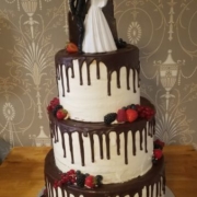 Hochzeitstorte Drip cake