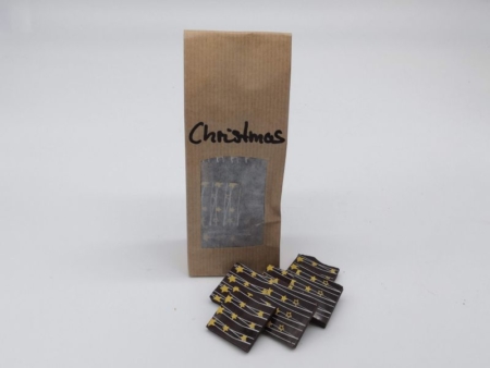 Zartbitter Schokolade mit weihnachtlichen Gewürzen
