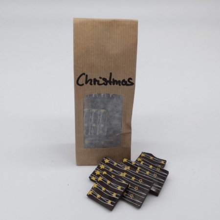 Zartbitter Schokolade mit weihnachtlichen Gewürzen